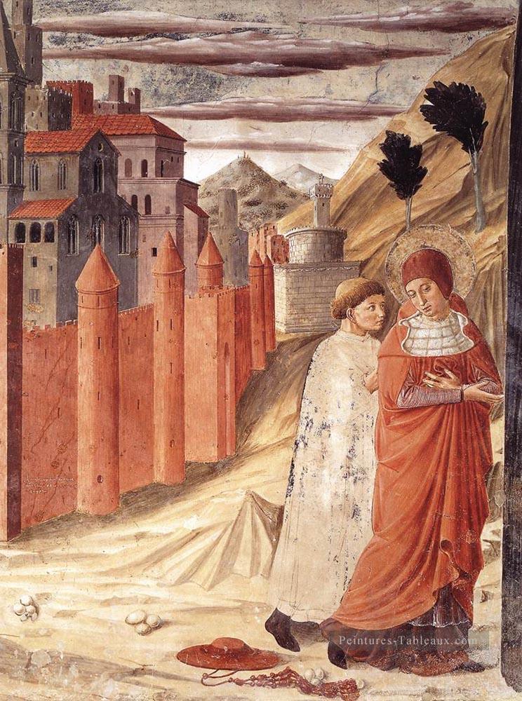 Le départ de Saint Jérôme d’Antioche Benozzo Gozzoli Peintures à l'huile